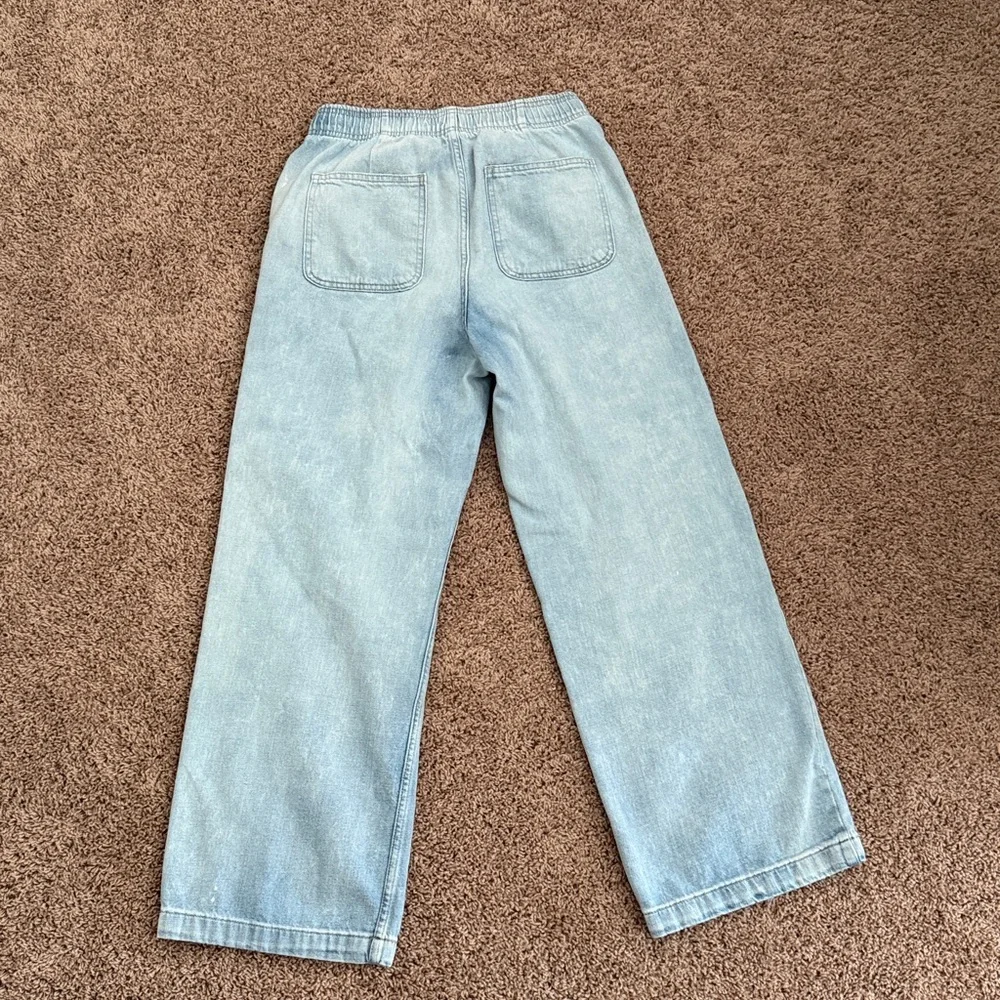 GAP high rise wide leg drawstring jeans - Picture 8 of 8